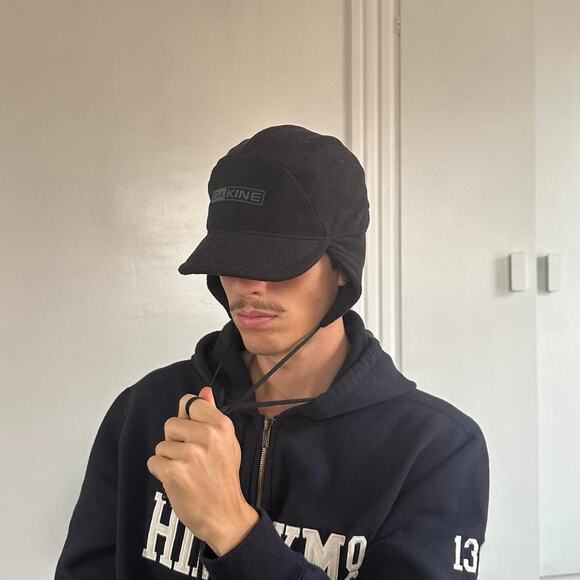 Rare Epic Vintage Y2K Dakine Cadet Ear Flap Tassle Brim Winter Beanie Cap Hat - Picture 8 of 8